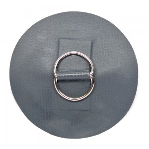 Рым кольцо для лодки D-образное 2 двойное №1.5 Серый