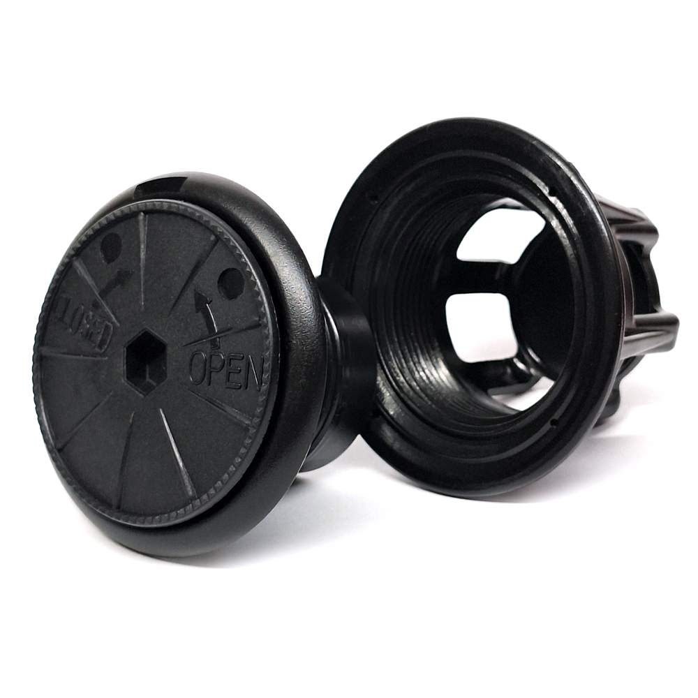 Клапан перепускной стравливающий, избыточного давления, 350 мБар / 310 мБар вкл-выкл черный