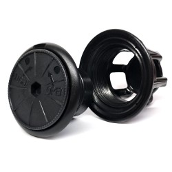 Клапан перепускной стравливающий, избыточного давления, 350 мБар / 310 мБар вкл-выкл черный