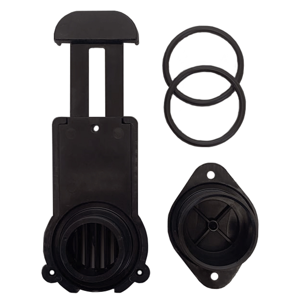 Клапан сливной на транец 35мм, шибер, №1.4