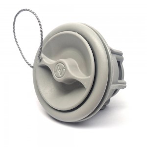 Воздушный клапан для надувной лодки Аква светло-серый