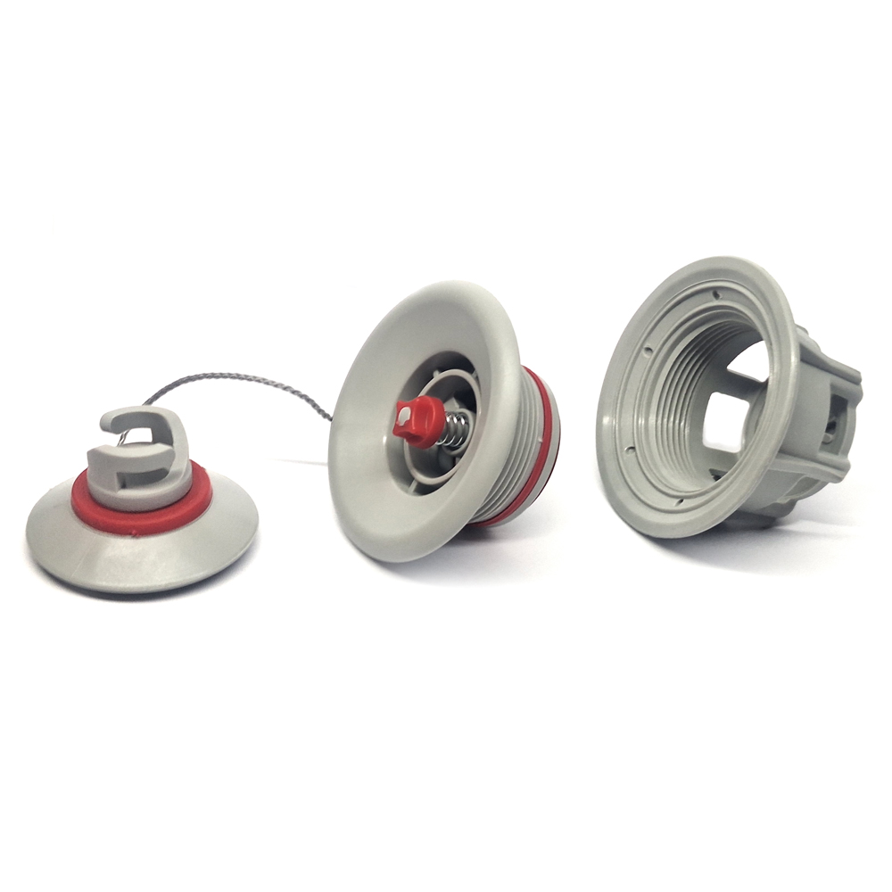 Воздушный клапан для надувной лодки Аква светло-серый