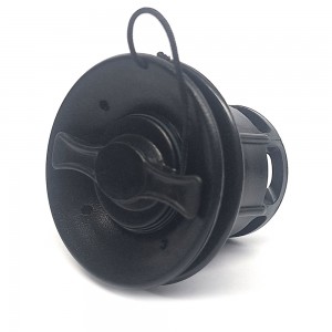 Воздушный клапан для надувной лодки, BRAVO 2001, черный