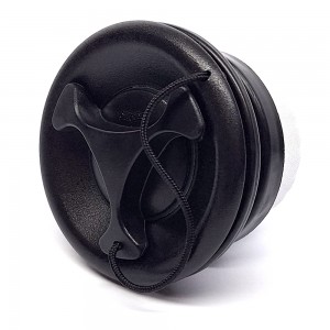 Воздушный клапан для надувной лодки, SUP, BRAVO 2005, черный с защитной сеткой