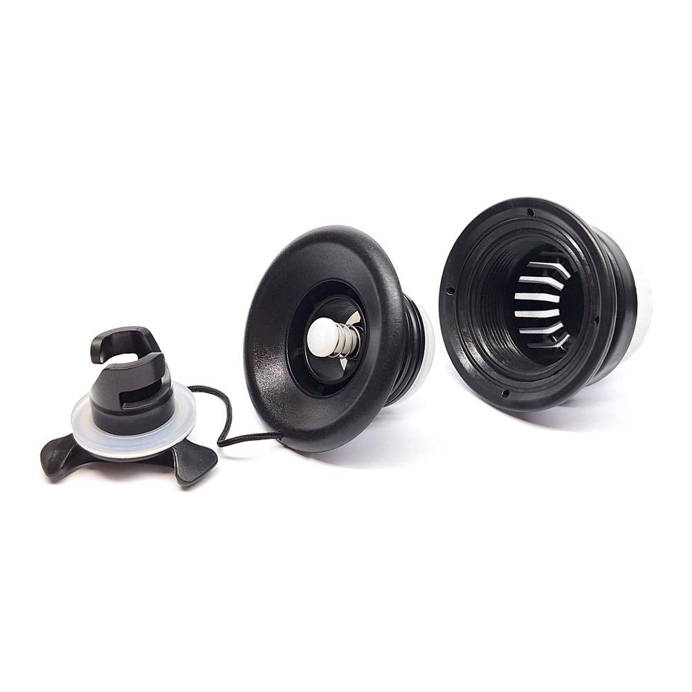 Воздушный клапан для надувной лодки, SUP, BRAVO 2005, черный с защитной сеткой