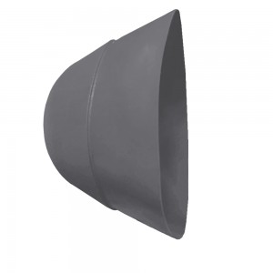 Конус лодки пвх №1.1, малый, серый