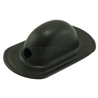 Лееродержатель концевой Round Edges №1.1 черный