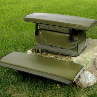 Комплект 110х20 накладки на лодку + сумка под банку (2+1) ПВХ зеленый