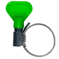 Нержавеющий хомут для шланга насоса, 16-27 мм с ключом