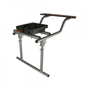 Опора для кресла в лодку №1.4 с поворотной платформой, ликтрос, складная, с занижением