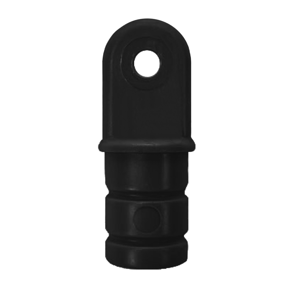 Крепление каркаса тента концевое круг №1.1 черный