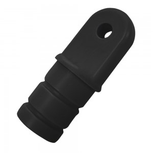 Крепление каркаса тента концевое круг №1.1 черный