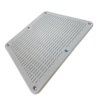 Накладка транца внешняя Rectangle №1.1 светло-серая