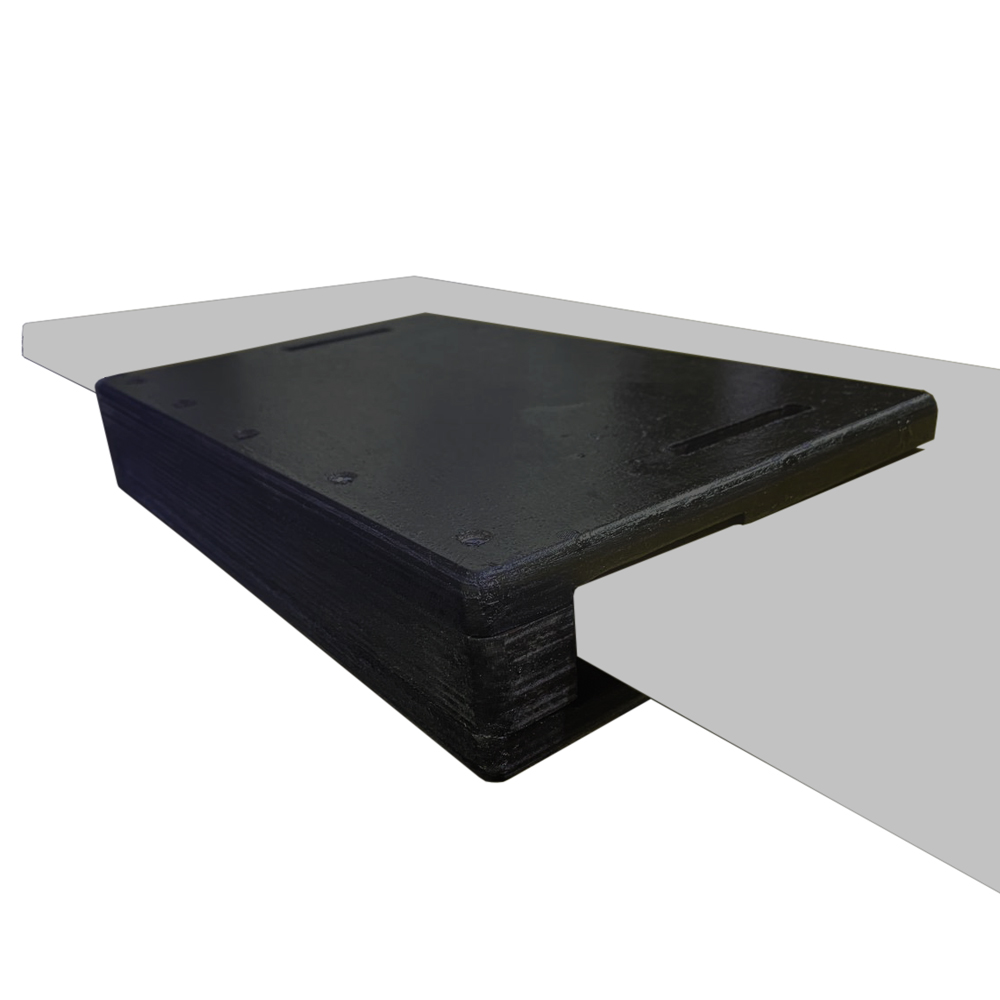 Регулируемая накладная надставка на транец 27мм