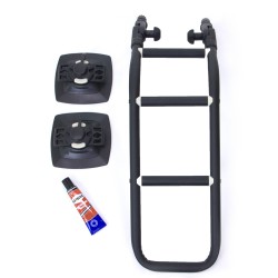 Быстро съемный трап трансформер №1.7 на надувную лодку Черный