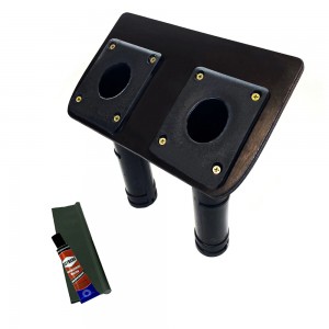 Двойной удочкодержатель на ликтрос №1.7 + крепления Двойной удочкодержатель на ликтрос №1.7 + крепления