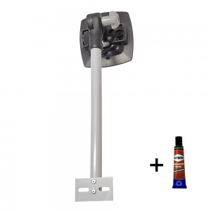 Кронштейн для датчика эхолота на надувной борт лодки универсальный №1.7 (клей)