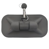 Уключина для лодки ПВХ №1.1 Крест, нержавеющая сталь, серая