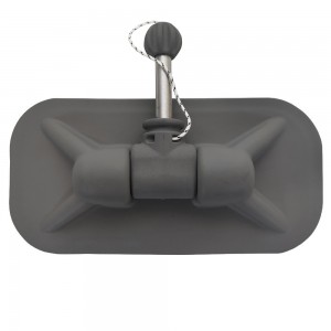 Уключина для лодки ПВХ №1.1 Крест, нержавеющая сталь, серая