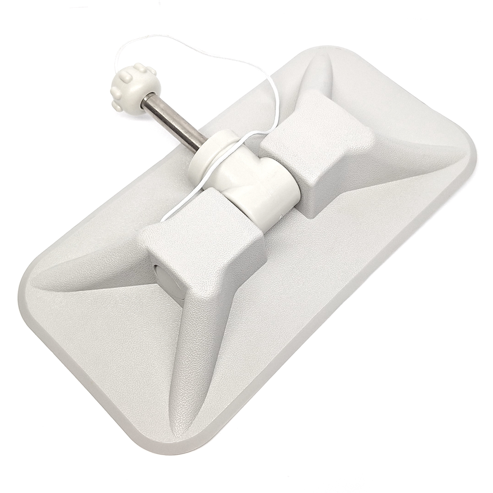 Уключина для лодки ПВХ №3.3, нержавеющая сталь, светло-серая