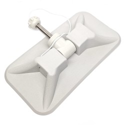 Уключина для лодки ПВХ №3.3, нержавеющая сталь, светло-серая