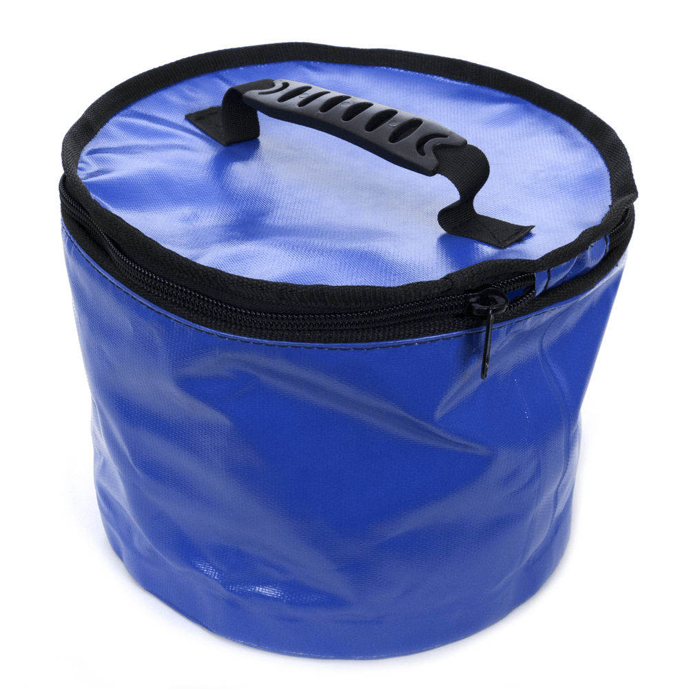 Складное ведро для прикормки ПВХ 30х22 Синий